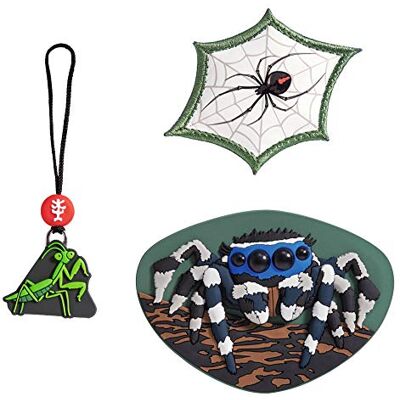 Step by Step Magic Mags Jumping Spider“, 3-teilig, 2 Magnet-Applikationen und 1 Anhänger, als Ergänzung für den Schulranzen oder Vorschulrucksack, für Jungen Step by Step Magic Mags Jumping Spider“, 3-teilig, 2 Magnet-Applikationen und 1 Anhänger, als Ergänzung für den Schulranzen oder Vorschulrucksack, für Jungen