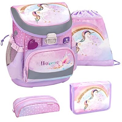 Belmil Mini-Fit Schulranzen Set 4 -teilig (405-33/AG/S) (Rainbow Unicorn 2) Belmil Mini-Fit Schulranzen Set 4 -teilig (405-33/AG/S) (Rainbow Unicorn 2)