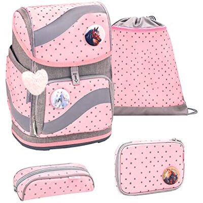 Belmil 405-51 Schulranzen Set 4 teilig (Pink Dots 3) Belmil 405-51 Schulranzen Set 4 teilig (Pink Dots 3)