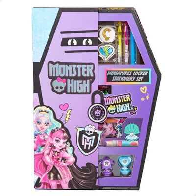 COLORBABY Monster High 77515 Schreibset für Schrank, Federmäppchen mit Bleistiften, Stiften, Stempeln und Aufklebern, Schulmaterial für Kinder COLORBABY Monster High 77515 Schreibset für Schrank, Federmäppchen mit Bleistiften, Stiften, Stempeln und Aufklebern, Schulmaterial für Kinder