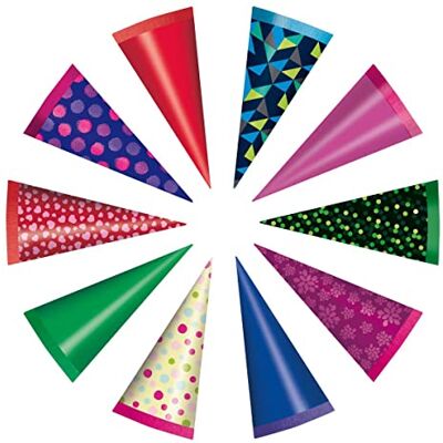 Herlitz 10x Deko Schultüte / Zuckertüte / Länge: 15cm / rund Herlitz 10x Deko Schultüte / Zuckertüte / Länge: 15cm / rund