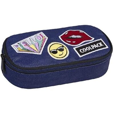 CoolPack 93798CP, Mäppchen CAMPUS BADGES G DENIM, Multicolor CoolPack 93798CP, Mäppchen CAMPUS BADGES G DENIM, Multicolor