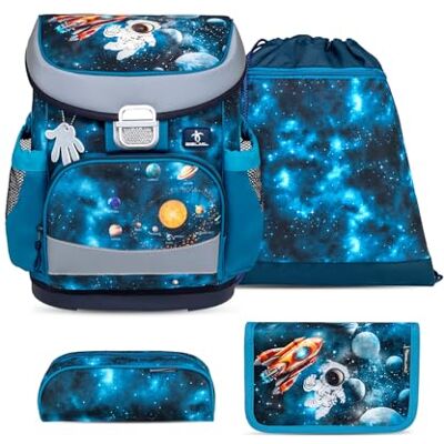 Belmil Mini-Fit Schulranzen Set 4 -teilig (405-33/AG/S) (Infinity Space) Belmil Mini-Fit Schulranzen Set 4 -teilig (405-33/AG/S) (Infinity Space)