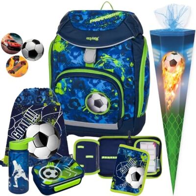 Pridera 7tlg. Fussball mit Brotdose Trinkflasche Schultüte M Pridera 7tlg. Fussball mit Brotdose Trinkflasche Schultüte M