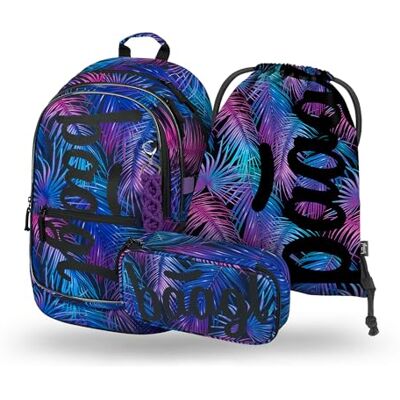 BAAGL SADA 3 Core Palm - Schulrucksack BAAGL SADA 3 Core Palm - Schulrucksack