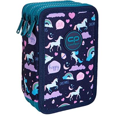 CoolPack 3-Fach Mäppchen Federmappe Federtasche XXL Federtasche Federmappe 3-Fach Schulstiftetui, dreifaches Federmäppchen 44-teilig gefüllte Schüleretui 3-stöckig Happy Unicorn, Bunt, E67549 CoolPack 3-Fach Mäppchen Federmappe Federtasche XXL Federtasche Federmappe 3-Fach Schulstiftetui, dreifaches Federmäppchen 44-teilig gefüllte Schüleretui 3-stöckig Happy Unicorn, Bunt, E67549