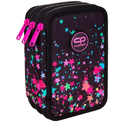 CoolPack 3-Fach Mäppchen Federmappe Federtasche XXL Federtasche Federmappe 3-Fach Schulstiftetui, dreifaches Federmäppchen 44-teilig gefüllte Schüleretui 3-stöckig Motiv: Galaxy,Sterne,Schwarz,E67589 CoolPack 3-Fach Mäppchen Federmappe Federtasche XXL Federtasche Federmappe 3-Fach Schulstiftetui, dreifaches Federmäppchen 44-teilig gefüllte Schüleretui 3-stöckig Motiv: Galaxy,Sterne,Schwarz,E67589