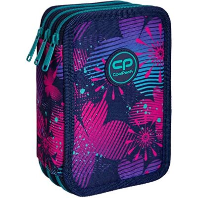 CoolPack XXL Federtasche, federmäppchen Junge, Federmappe groß 44-teilig mit Aufnäher gefüllte Schüleretui 3-stöckig Motiv: Wishes, Bunt, E67538 CoolPack XXL Federtasche, federmäppchen Junge, Federmappe groß 44-teilig mit Aufnäher gefüllte Schüleretui 3-stöckig Motiv: Wishes, Bunt, E67538