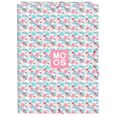 safta MOOS FLORES Folio-Ordner mit 3 Klappen, ideal für Kinder verschiedener Altersgruppen, bequem und vielseitig, Qualität und Widerstandsfähigkeit, 26 x 36,5 cm, mehrfarbig, bunt, Estándar, Lässig safta MOOS FLORES Folio-Ordner mit 3 Klappen, ideal für Kinder verschiedener Altersgruppen, bequem und vielseitig, Qualität und Widerstandsfähigkeit, 26 x 36,5 cm, mehrfarbig, bunt, Estándar, Lässig