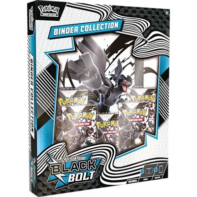 Pokémon TCG: Scarlet & Violet – Black Bolt Binder Collection (Zekrom Binder & 5 Booster Packs) Pokémon TCG: Scarlet & Violet – Black Bolt Binder Collection (Zekrom Binder & 5 Booster Packs)