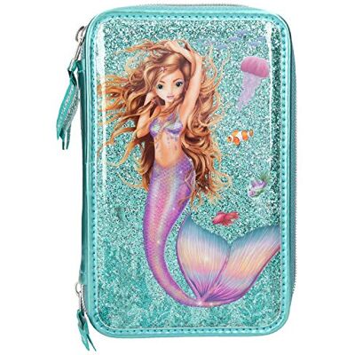 Depesche 10385 Fantasy Model Mermaid Federtasche 3 Fach türkis deutschsprachige Ausgabe Depesche 10385 Fantasy Model Mermaid Federtasche 3 Fach türkis deutschsprachige Ausgabe
