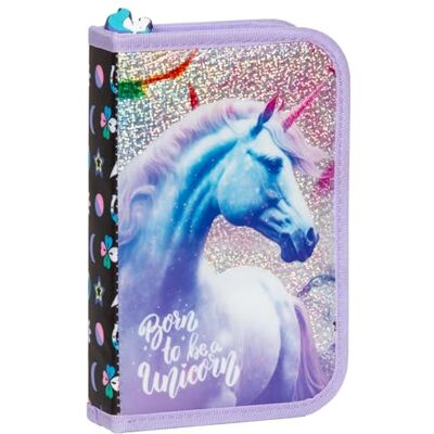 Derform Einhorn Federtasche Unicorn Federmappe gefüllt Federmäppchen mit Inhalt Derform Einhorn Federtasche Unicorn Federmappe gefüllt Federmäppchen mit Inhalt