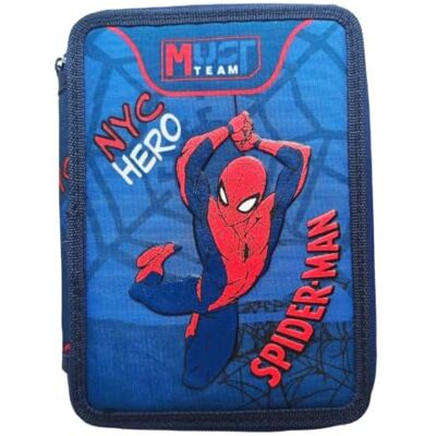 Marvel Federmäppchen mit drei Fächern, komplettes Spider-Man NYC Hero Must Team Marvel Federmäppchen mit drei Fächern, komplettes Spider-Man NYC Hero Must Team