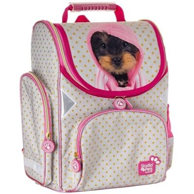 PASO Ergonomischer Schulranzen mit Reflektoren, A4-tauglich, leicht & strapazierfähig, viele Fächer, atmungsaktives Rückenteil – 36x28x15 cm - PASO Ergonomischer Schulranzen mit Reflektoren, A4-tauglich, leicht & strapazierfähig, viele Fächer, atmungsaktives Rückenteil – 36x28x15 cm -