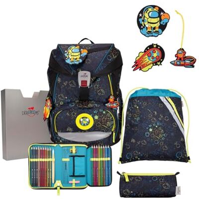 DerDieDas ErgoFlex Exklusiv LED Schulranzenset 5-teilig Crazy DerDieDas ErgoFlex Exklusiv LED Schulranzenset 5-teilig Crazy