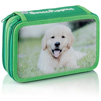 Favorit Federmäppchen mit 3 Reißverschlüssen Sweet Puppies für die Schule Favorit Federmäppchen mit 3 Reißverschlüssen Sweet Puppies für die Schule