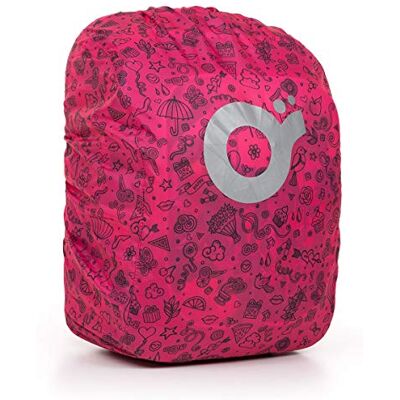 TOPGAL Schultasche, wasserdicht, leicht und faltbar, lustiges Design, Marke (Rosa) TOPGAL Schultasche, wasserdicht, leicht und faltbar, lustiges Design, Marke (Rosa)