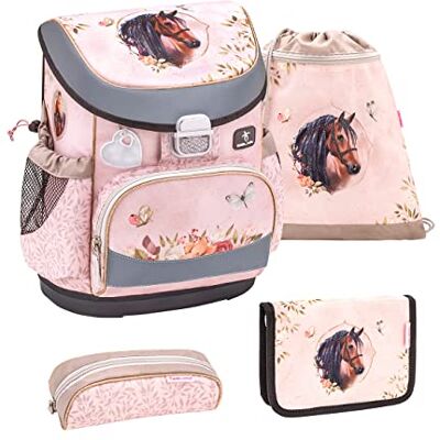 Belmil Mini-Fit Schulranzen Set 4 -teilig (405-33/AG/S) (Horse Chestnut 2) Belmil Mini-Fit Schulranzen Set 4 -teilig (405-33/AG/S) (Horse Chestnut 2)