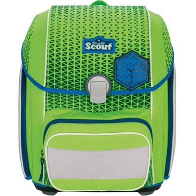 SCOUT Genius Neon Safety Schulranzenset Set 4-teilig Green Gecko SCOUT Genius Neon Safety Schulranzenset Set 4-teilig Green Gecko