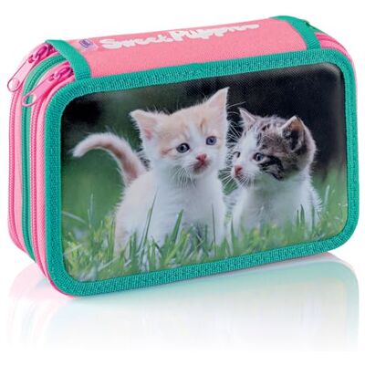Favorit Federmäppchen mit 3 Reißverschlüssen Sweet Puppies für die Schule Favorit Federmäppchen mit 3 Reißverschlüssen Sweet Puppies für die Schule