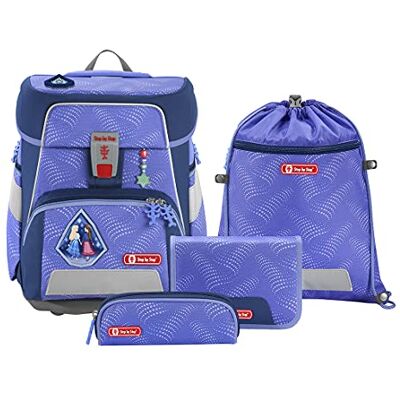 Step by Step Schulranzen-Set Space, Ice Princess, 5-teilig, lila, Prinzessin-Design, ergonomischer Tornister mit Reflektoren, höhenverstellbar mit Hüftgurt, für die 1. bis 4. Klasse, 20L Step by Step Schulranzen-Set Space, Ice Princess, 5-teilig, lila, Prinzessin-Design, ergonomischer Tornister mit Reflektoren, höhenverstellbar mit Hüftgurt, für die 1. bis 4. Klasse, 20L