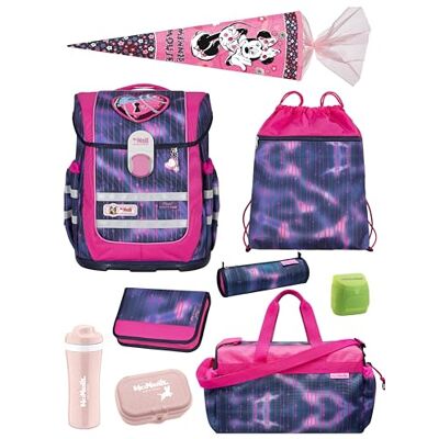 Familando McNeill Ergo Complete Schulranzen Set 10-teilig mit Schultüte Pearl mit Herz Schloss Ergonomisch & 3-Fach verstellbar 1150g leicht mit 20L Volumen & Reflektoren ab 1. Klasse Familando McNeill Ergo Complete Schulranzen Set 10-teilig mit Schultüte Pearl mit Herz Schloss Ergonomisch & 3-Fach verstellbar 1150g leicht mit 20L Volumen & Reflektoren ab 1. Klasse