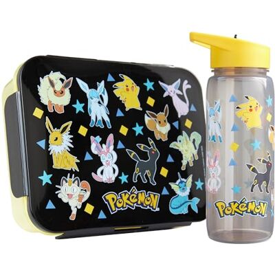 Get Trend Pokemon Brotdose Kinder & 640ml Trinkflasche Set, 1,75L Snackbox mit Fächern, Spülmaschinenfest & Mikrowellengeeignet, BPA Frei Bento Lunchbox für Schule & Freizeit (Multi Pokemon) Get Trend Pokemon Brotdose Kinder & 640ml Trinkflasche Set, 1,75L Snackbox mit Fächern, Spülmaschinenfest & Mikrowellengeeignet, BPA Frei Bento Lunchbox für Schule & Freizeit (Multi Pokemon)