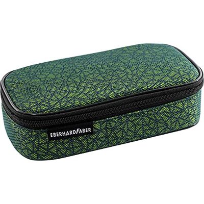 Eberhard Faber 577431 X-Style Pro Jumbo Schlamperbox in Grün-Blau, mit Reißverschluss, Hauptfach, Innenfach und Innenklappe mit Stiftschlaufen und Geodreieck-Halterung, für Vorschule und Schule Eberhard Faber 577431 X-Style Pro Jumbo Schlamperbox in Grün-Blau, mit Reißverschluss, Hauptfach, Innenfach und Innenklappe mit Stiftschlaufen und Geodreieck-Halterung, für Vorschule und Schule