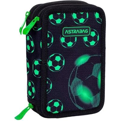 Astra BAG NEO Football 3-Fach Mäppchen Federmappe Gefüllt dreifaches Federmäppchen, Schüleretui 3-stöckig Jungen, Federtasche XXL, Federmäppchen mit Zubehör, Motiv Game Astra BAG NEO Football 3-Fach Mäppchen Federmappe Gefüllt dreifaches Federmäppchen, Schüleretui 3-stöckig Jungen, Federtasche XXL, Federmäppchen mit Zubehör, Motiv Game