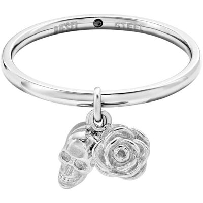 Diesel Men's Stainless Steel Band Rings Diesel Men's Stainless Steel Band Rings
