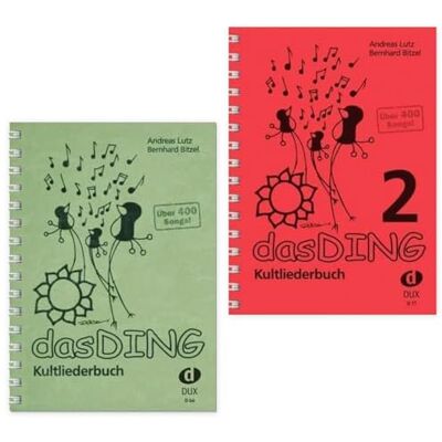 soundman Das Ding 1 und 2 Liederbuch ohne Noten (D 66, D 77, 9783934958661, 9783934958777) + -Notenheft + 2 Pianobleistifte (Starterset) soundman Das Ding 1 und 2 Liederbuch ohne Noten (D 66, D 77, 9783934958661, 9783934958777) + -Notenheft + 2 Pianobleistifte (Starterset)