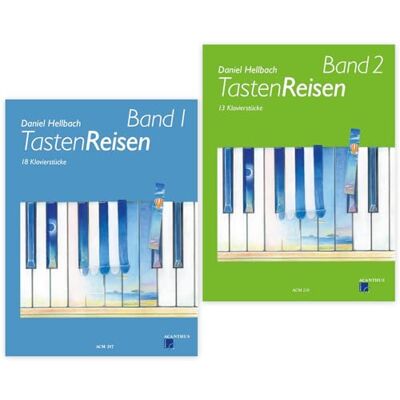 soundman Tastenreisen Band 1 und Band 2 (ACM217, ACM218) von Daniel Hellbach + -Notenheft + 2 Pianobleistifte (Starterset) soundman Tastenreisen Band 1 und Band 2 (ACM217, ACM218) von Daniel Hellbach + -Notenheft + 2 Pianobleistifte (Starterset)