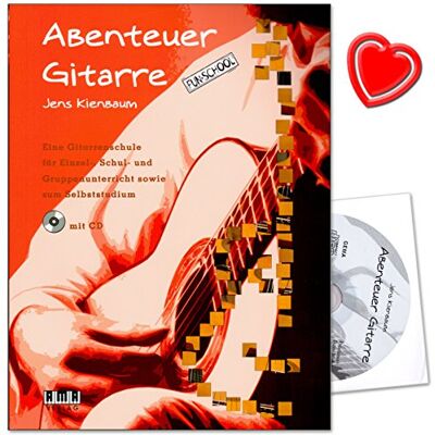 AMA Abenteuer Gitarre Eine Gitarrenschule für Einzel-, Schul- und Gruppenunterricht sowie zum Selbststudium von Jens Kienbaum mit CD und herzförmiger Notenklammer AMA Abenteuer Gitarre Eine Gitarrenschule für Einzel-, Schul- und Gruppenunterricht sowie zum Selbststudium von Jens Kienbaum mit CD und herzförmiger Notenklammer