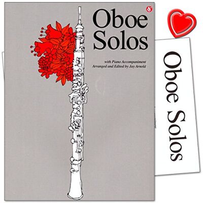 Music Sales Oboe Solos Spielbuch mit 26 mittelschweren Vortragsstücken mit Klavierbegleitung Taschenbuch mit Notenklammer (div. Formen/Farben) Music Sales Oboe Solos Spielbuch mit 26 mittelschweren Vortragsstücken mit Klavierbegleitung Taschenbuch mit Notenklammer (div. Formen/Farben)