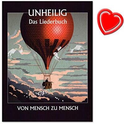 Bosworth Unheilig: Von Mensch zu Mensch Das Liederbuch Unheiligs letztes Album 16 bewegenden Stücke für Klavier, Gesang und Gitarre mit bunter herzförmiger Notenklammer Bosworth Unheilig: Von Mensch zu Mensch Das Liederbuch Unheiligs letztes Album 16 bewegenden Stücke für Klavier, Gesang und Gitarre mit bunter herzförmiger Notenklammer