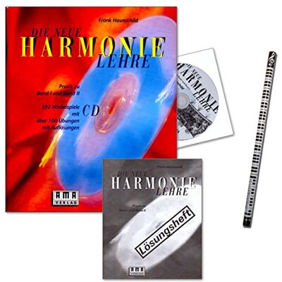 AMA Die neue Harmonielehre 100 Übungen mit beiliegendem Lösungsheft zu allen Kapiteln der Theorie-Bücher Die Neue Harmonielehre Band 1 und Band 2 mit CD und Piano-Bleistift AMA Die neue Harmonielehre 100 Übungen mit beiliegendem Lösungsheft zu allen Kapiteln der Theorie-Bücher Die Neue Harmonielehre Band 1 und Band 2 mit CD und Piano-Bleistift