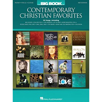 Hal Leonard Piano, Vocal and Guitar (songbooks)-The Big Book of Contemporary Christian Favorites-Klavier, Gesang und Gitarre-BOOK Hal Leonard Piano, Vocal and Guitar (songbooks)-The Big Book of Contemporary Christian Favorites-Klavier, Gesang und Gitarre-BOOK