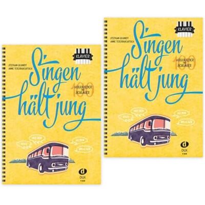 soundman 2 x Singen hält jung Klavier: (Doppelpack) von Stephan Schmidt und Anne Terzibaschitsch ISBN 9783868492491+ -Notenheft + 2 Pianobleistifte soundman 2 x Singen hält jung Klavier: (Doppelpack) von Stephan Schmidt und Anne Terzibaschitsch ISBN 9783868492491+ -Notenheft + 2 Pianobleistifte