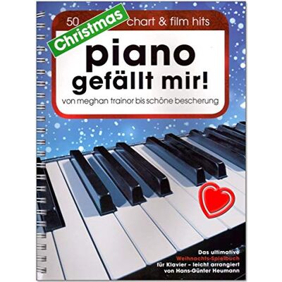 Bosworth Christmas Piano gefällt mir 50 Chart und Film Hits ultimative Weihnachts-Spielbuch für Klavier in Spiralbindung arrangiert von Hans-Günter Heumann mit bunter herzförmiger Notenklammer Bosworth Christmas Piano gefällt mir 50 Chart und Film Hits ultimative Weihnachts-Spielbuch für Klavier in Spiralbindung arrangiert von Hans-Günter Heumann mit bunter herzförmiger Notenklammer