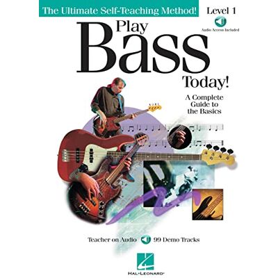 Hal Leonard Bass Guitar-Play Bass Today! Level 1-E-Bass-BOOK+AUDIO-ONLINE Hal Leonard Bass Guitar-Play Bass Today! Level 1-E-Bass-BOOK+AUDIO-ONLINE