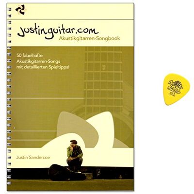 Bosworth Justinguitar.com Akustikgitarren Songbook von Justin Sandercoe 50 fabelhafte Akustikgitarren-Songs mit detaillierten Spieltipps mit Original Dunlop PLEK Bosworth Justinguitar.com Akustikgitarren Songbook von Justin Sandercoe 50 fabelhafte Akustikgitarren-Songs mit detaillierten Spieltipps mit Original Dunlop PLEK