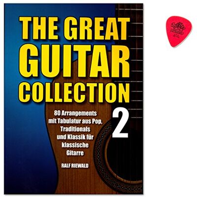 Bosworth The great Guitar Collection Band 2-80 Stücke für klassische Gitarre aus Pop, Klassik, Traditional und Weihnachten mit Original Dunlop Plek Bosworth The great Guitar Collection Band 2-80 Stücke für klassische Gitarre aus Pop, Klassik, Traditional und Weihnachten mit Original Dunlop Plek