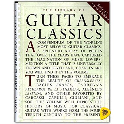 Music Sales Library Of Guitar Classics Sammlung bekannter klassischer Gitarrenstücke für Gitarre solo Notenbuch mit Dunlop Plek Verlag AM928950-9780825614750 Music Sales Library Of Guitar Classics Sammlung bekannter klassischer Gitarrenstücke für Gitarre solo Notenbuch mit Dunlop Plek Verlag AM928950-9780825614750
