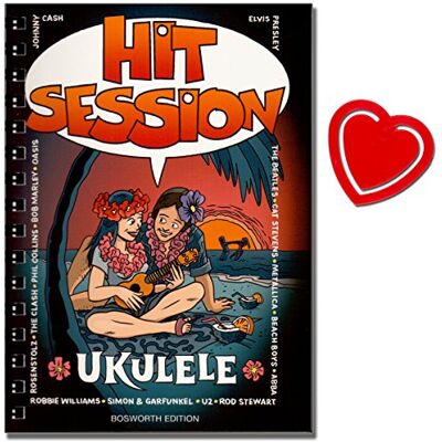 Bosworth Hit Session Ukulele Songbooks 100 Songs für Ukulele Alle Songs als Text mit Akkord- symbolen und als Melodielinie mit Text, Akkordsymbolen notiert sind mit Notenklammer Bosworth Hit Session Ukulele Songbooks 100 Songs für Ukulele Alle Songs als Text mit Akkord- symbolen und als Melodielinie mit Text, Akkordsymbolen notiert sind mit Notenklammer