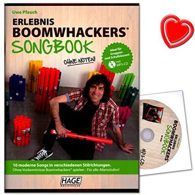 Hage Musikverlag Erlebnis Boomwhackers® Songbook 10 moderne Songs in verschiedenen Stilrichtungen Ohne Vorkenntnisse Boomwhackers® spielen Für alle Altersstufen! mit MP3-CD und bunter herzförmiger Notenklammer Hage Musikverlag Erlebnis Boomwhackers® Songbook 10 moderne Songs in verschiedenen Stilrichtungen Ohne Vorkenntnisse Boomwhackers® spielen Für alle Altersstufen! mit MP3-CD und bunter herzförmiger Notenklammer