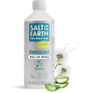 Salt Of the Earth Natürliches Deodorant Roll-On Nachfüllpackung – Unparfümiert – Vegan, Lang anhaltender Schutz, Hergestellt in Großbritannien – 525ml Salt Of the Earth Natürliches Deodorant Roll-On Nachfüllpackung – Unparfümiert – Vegan, Lang anhaltender Schutz, Hergestellt in Großbritannien – 525ml