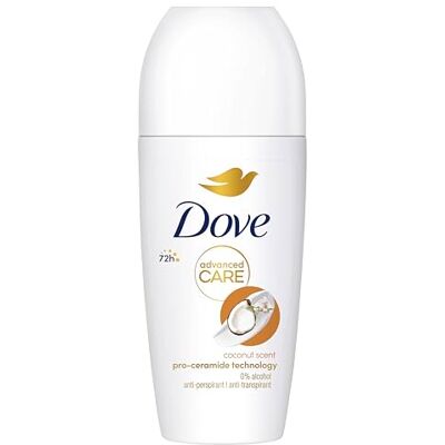 Dove , Deo Roll On Advanced Care Kokosnuss, Deodorant Antitranspirant, sanfte Formel mit dreifacher feuchtigkeitsspendender Wirkung, Schutz bis zu 48 Stunden, Deodorant für Damen und Herren, 6 Stück à Dove , Deo Roll On Advanced Care Kokosnuss, Deodorant Antitranspirant, sanfte Formel mit dreifacher feuchtigkeitsspendender Wirkung, Schutz bis zu 48 Stunden, Deodorant für Damen und Herren, 6 Stück à