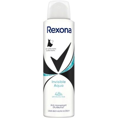 Rexona MotionSense Deo Spray Invisible Aqua Anti Transpirant mit 48 Stunden Schutz gegen Körpergeruch und Achselnässe 6x 150 ml Rexona MotionSense Deo Spray Invisible Aqua Anti Transpirant mit 48 Stunden Schutz gegen Körpergeruch und Achselnässe 6x 150 ml