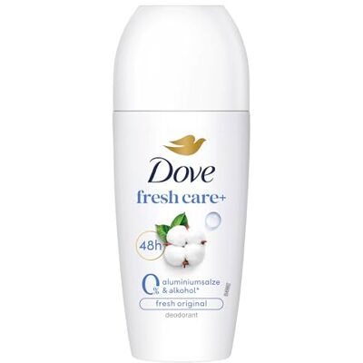 Dove Fresh Care+ Deo Roll-On Fresh Original x 50 ml Dove Fresh Care+ Deo Roll-On Fresh Original x 50 ml