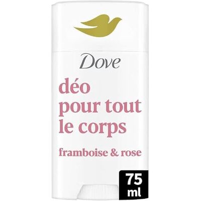 Dove Deodorant für den ganzen Körper – Stick: Himbeere & Rose – gegen Gerüche und weiße Flecken 72 Stunden – für empfindliche Haut – 75 ml Dove Deodorant für den ganzen Körper – Stick: Himbeere & Rose – gegen Gerüche und weiße Flecken 72 Stunden – für empfindliche Haut – 75 ml